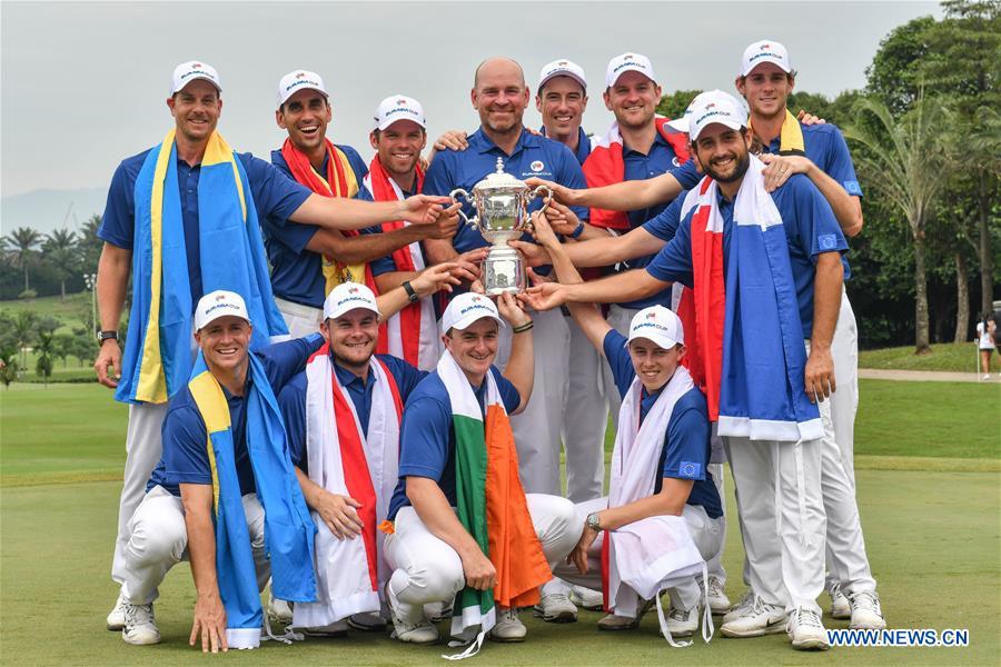 (SP)MALAYSIA-KUALA LUMPUR-GOLF-EURASIA CUP-FINAL