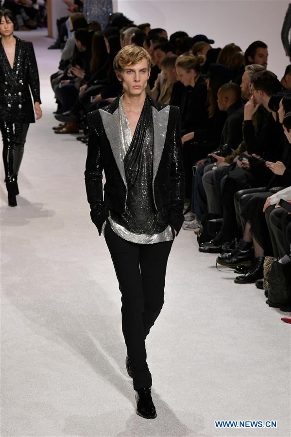 FRANCE-PARIS-MEN'S FASHION WEEK-BALMAIN HOMME