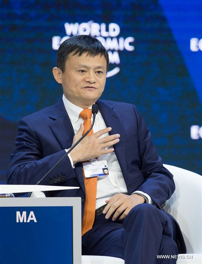 SWITZERLAND-DAVOS-WEF ANNUAL MEETING-E COMMERCE-JACK MA