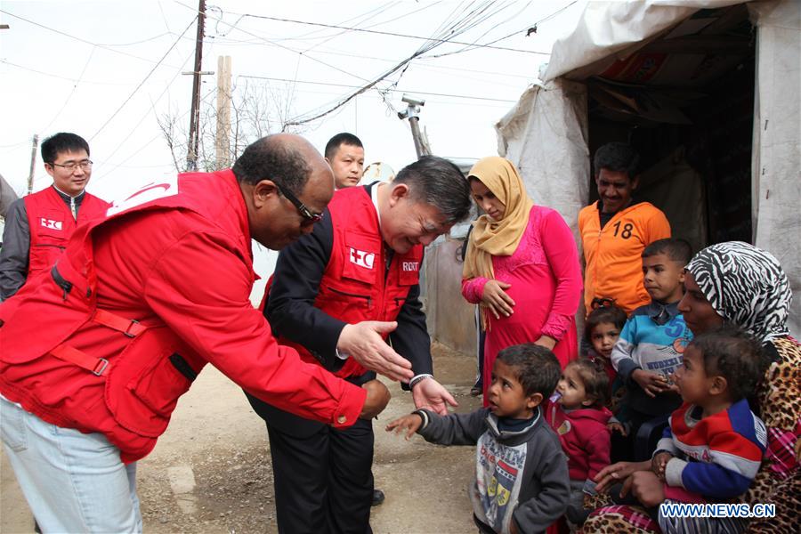 LEBANON-BEQAA VALLEY-GUOB ELIAS SYRIAN REFUGEE CAMP-CHINA-CHEN ZHU-VISIT