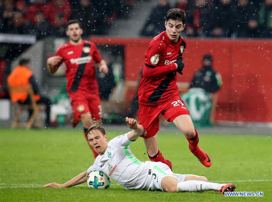 (SP)GERMANY-LEVERKUSEN-SOCCER-GERMAN CUP-LEVERKUSEN VS BREMEN