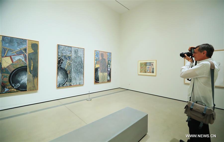 U.S.-LOS ANGELES-JASPER JOHNS-EXHIBITION-PREVIEW