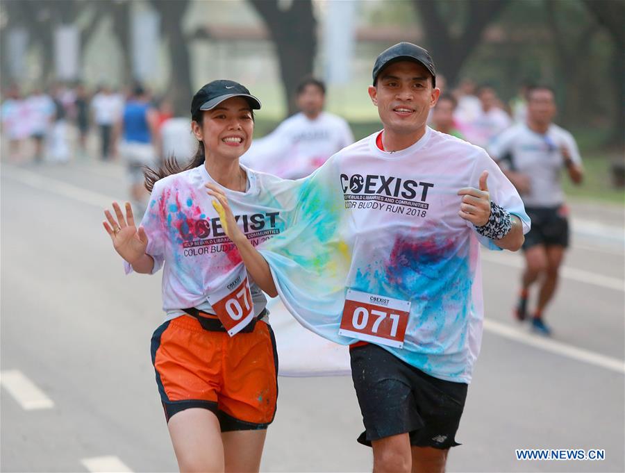 PHILIPPINES-QUEZON CITY-COEXIST COLOR BUDDY RUN