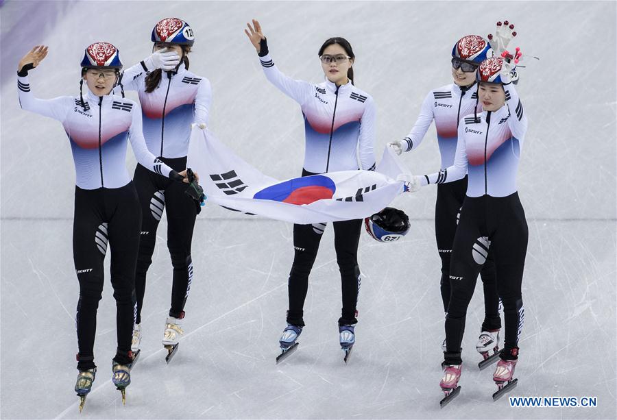 (SP)OLY-SOUTH KOREA-PYEONGCHANG-SHORT TRACK-LADIES' 3000M RELAY