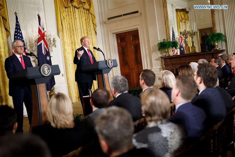 U.S.-WASHINGTON D.C.-TRUMP-AUSTRALIA-MEETING