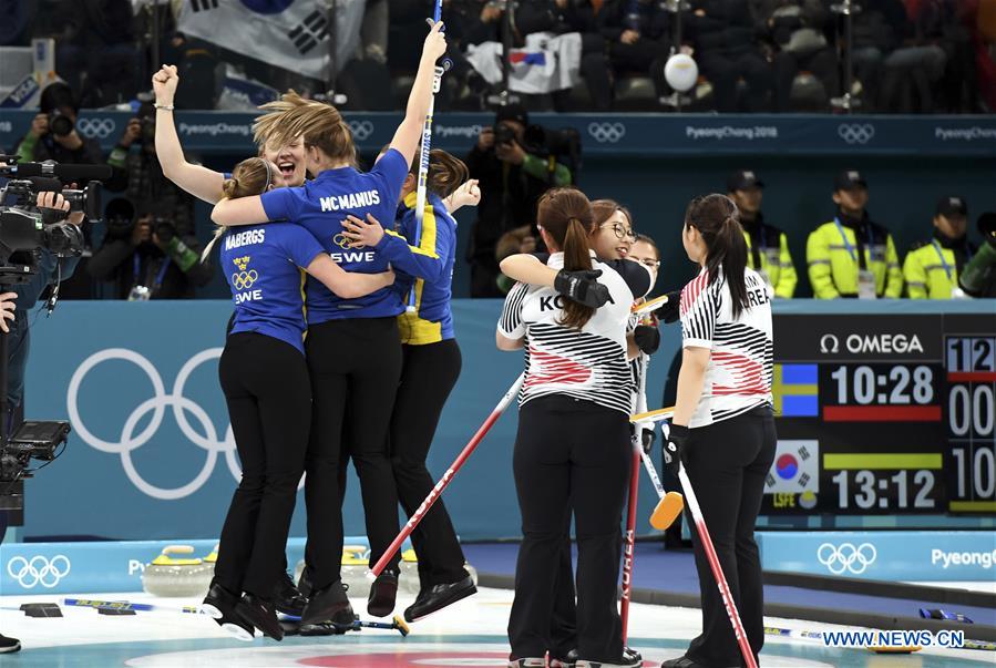 (SP)OLY-SOUTH KOREA-PYEONGCHANG-CURLING-WOMEN'S GOLD MEDAL GAME-SWE VS KOR