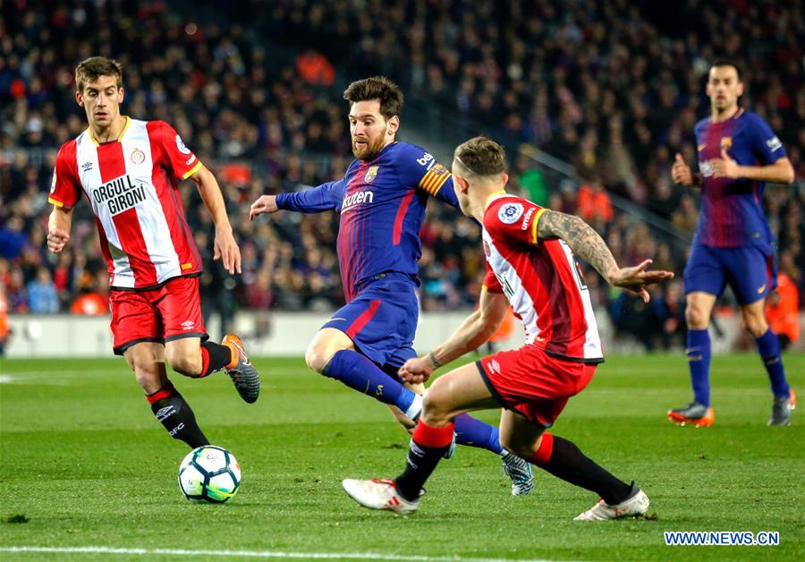 (SP)SPAIN-BARCELONA-SOCCER-SPANISH LEAGUE-BARCELONA VS GIRONA