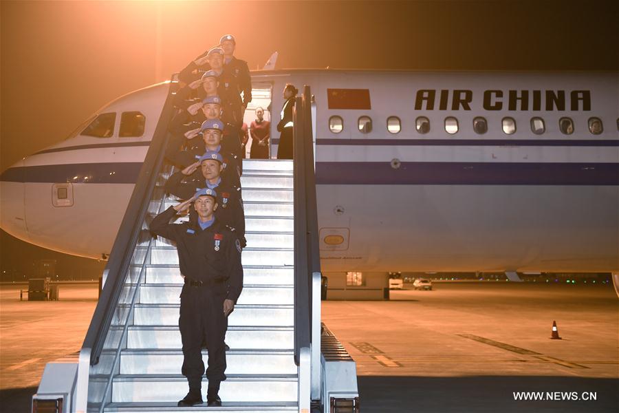 CHINA-HANGZHOU-SOUTH SUDAN-PEACEKEEPERS-RETURN (CN)