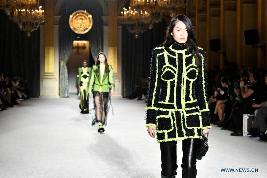 FRANCE-PARIS-FASHION WEEK-BALMAIN