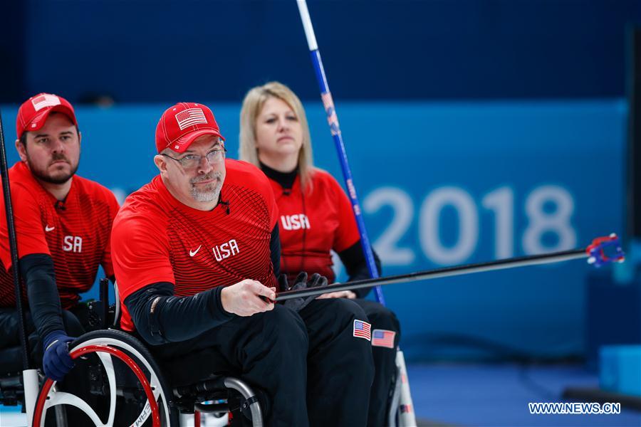 (SP)OLY-PARALYMPIC-SOUTH KOREA-PYEONGCHANG-WHEELCHAIR CURLING