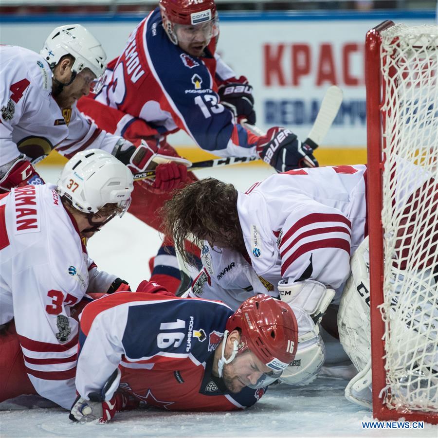 (SP)RUSSIA-MOSCOW-ICE HOCKEY-KHL-CSK VS JOK