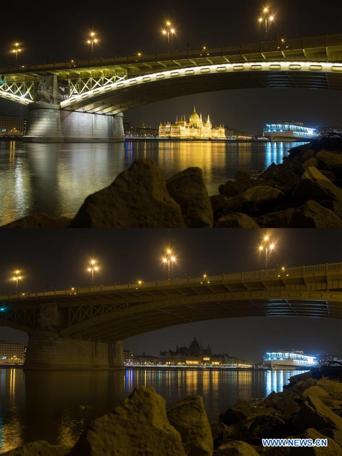 HUNGARY-BUDAPEST-EARTH HOUR