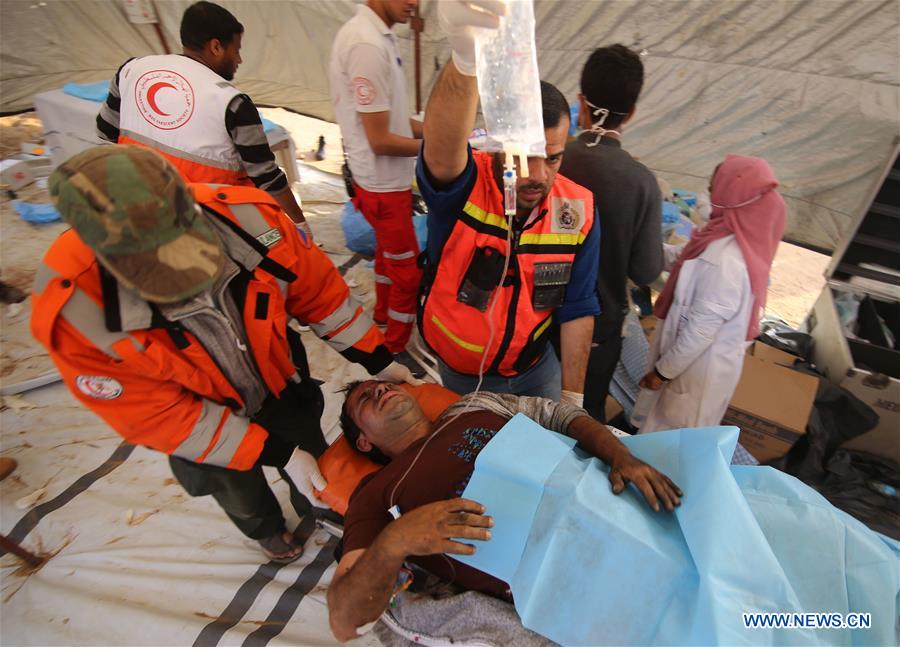 MIDEAST-GAZA-INJURED-MEDICAL CARE