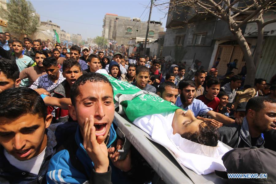 MIDEAST-GAZA-FUNERAL