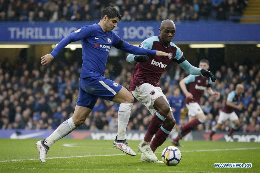 (SP)BRITAIN-LONDON-FOOTBALL-PREMIER LEAGUE-CHELSEA VS WEST HAM UNITED