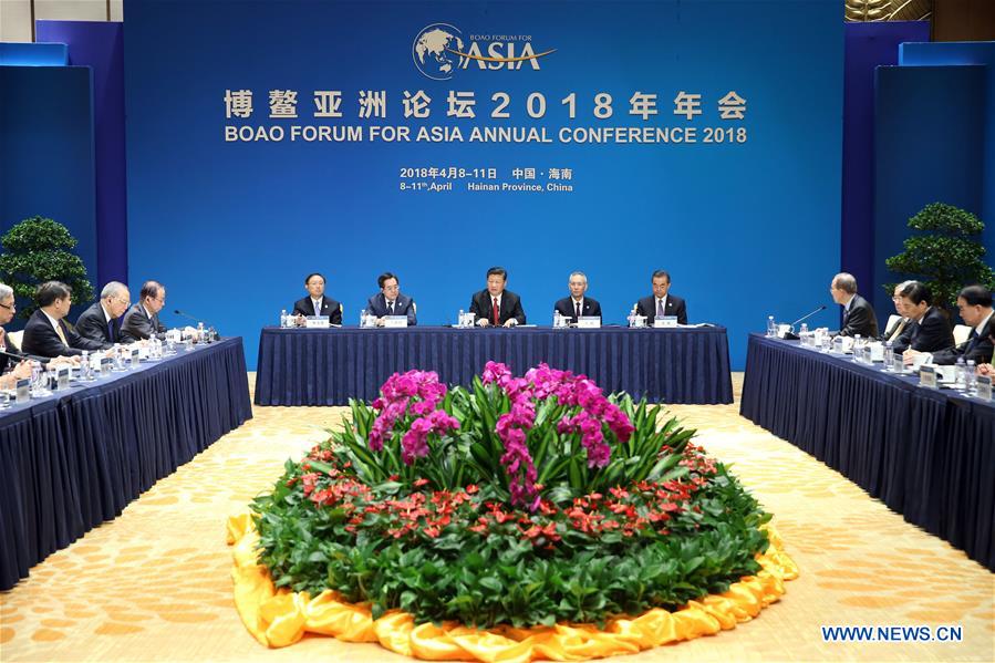 CHINA-BOAO-BFA-XI JINPING-MEETING (CN)