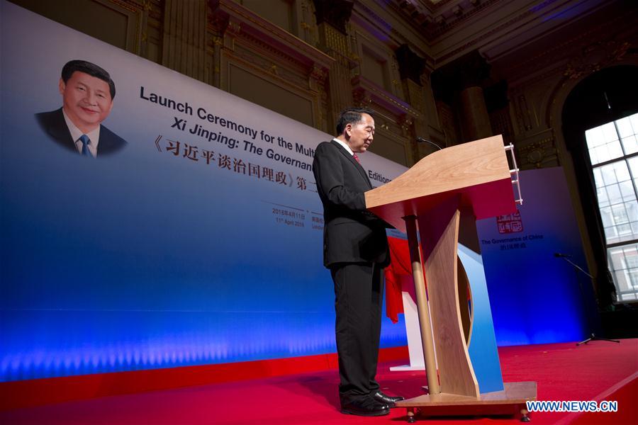 BRITAIN-LONDON-XI JINPING-BOOK ON GOVERNANCE-LAUNCH