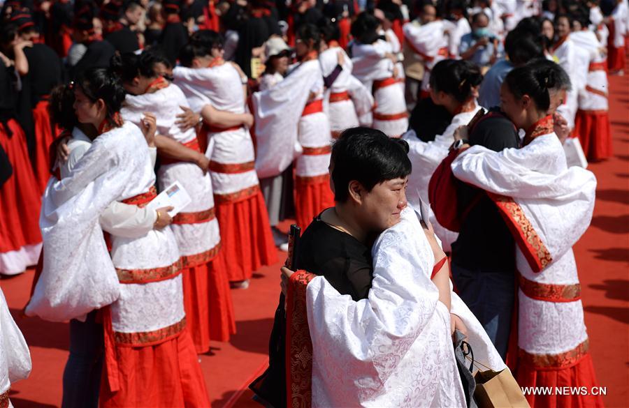 CHINA-SHAANXI-COMING-OF-AGE CEREMONY (CN)