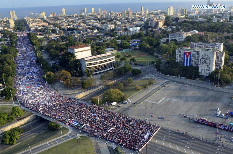 CUBA-HAVANA-INT'L WORKERS' DAY-MARCH