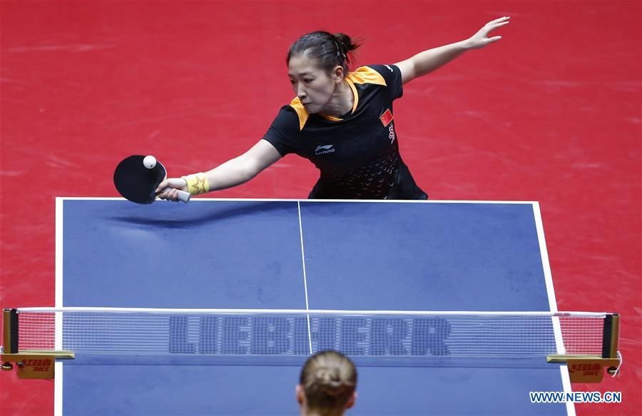 (SP)SWEDEN-HALMSTAD-TABLE TENNIS-WORLD TEAM CHAMPIONSHIPS-DAY 3