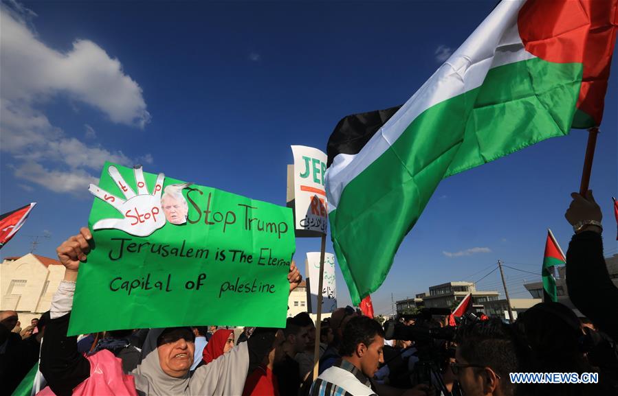 JORDAN-AMMAN-PROTEST-U.S. EMBASSY IN JERUSALEM