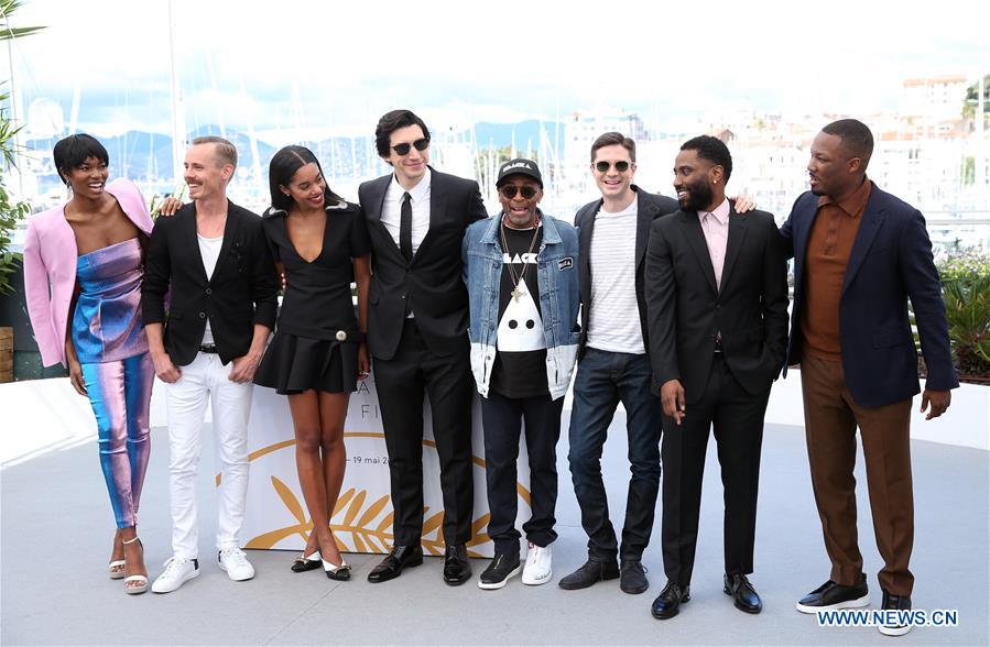 FRANCE-CANNES-71ST INTERNATIONAL FILM FESTIVAL-BLACKKKLANSMAN-PHOTOCALL