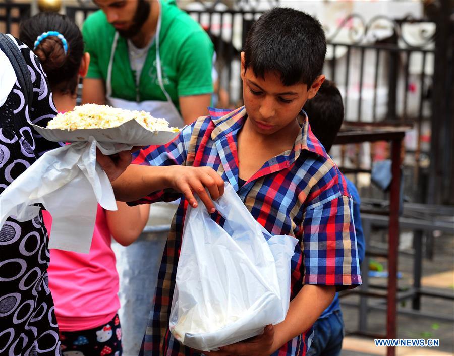 SYRIA-DAMASCUS-CHARITY-KITCHEN