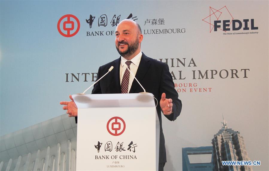 LUXEMBOURG-CHINA-CIIE-ETIENNE SCHNEIDER