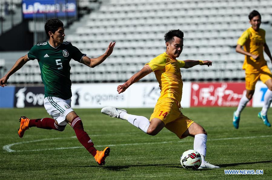 (SP)FRANCE-FOS SUR MER-SOCCER-TOULON TOURNAMENT 2018-CHINA-MEXICO