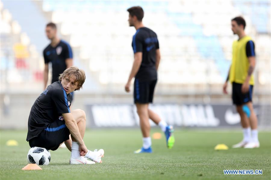 (SP)CROATIA-RIJEKA-SOCCER-FIFA WORLD CUP-TRAINING