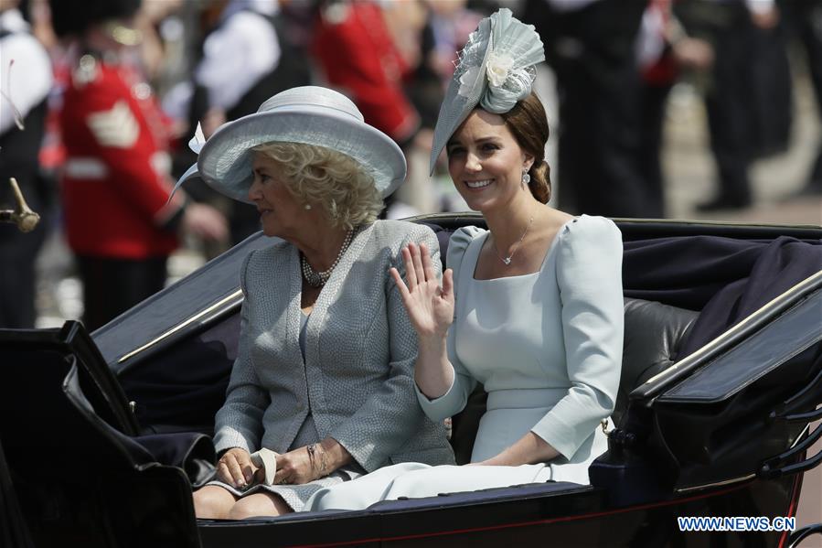 BRITAIN-LONDON-TROOPING THE COLOUR