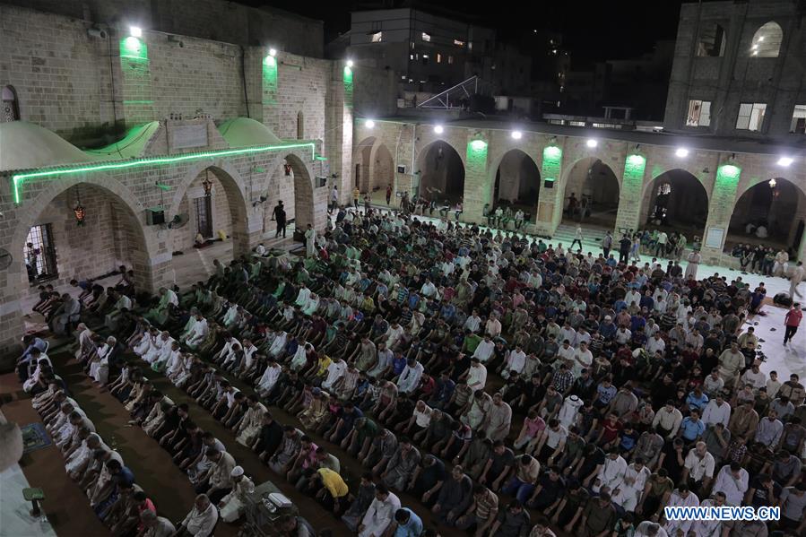 MIDEAST-GAZA-LAYLAT-AL-QADR