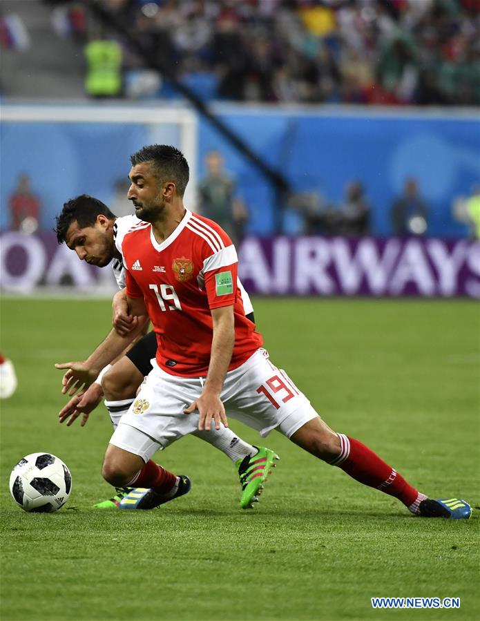 (SP)RUSSIA-SAINT PETERSBURG-2018 WORLD CUP-GROUP A-RUSSIA VS EGYPT