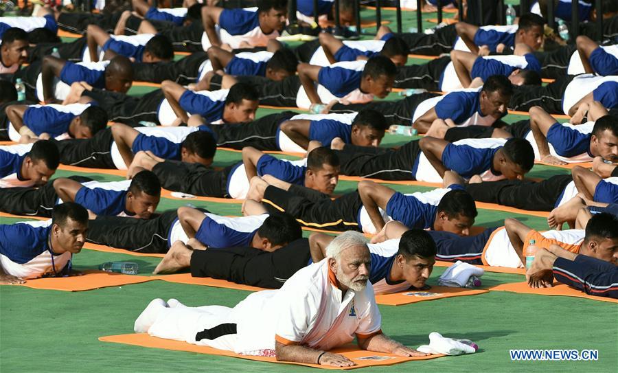 INDIA-DEHRADUN-INTERNATIONAL YOGA DAY 