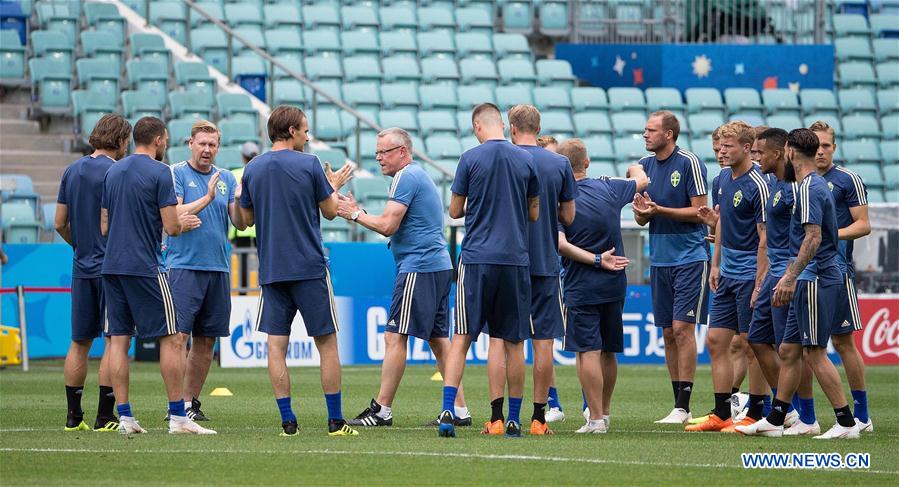 (SP)RUSSIA-SOCHI-2018 WORLD CUP-SWEDEN-TRAINING