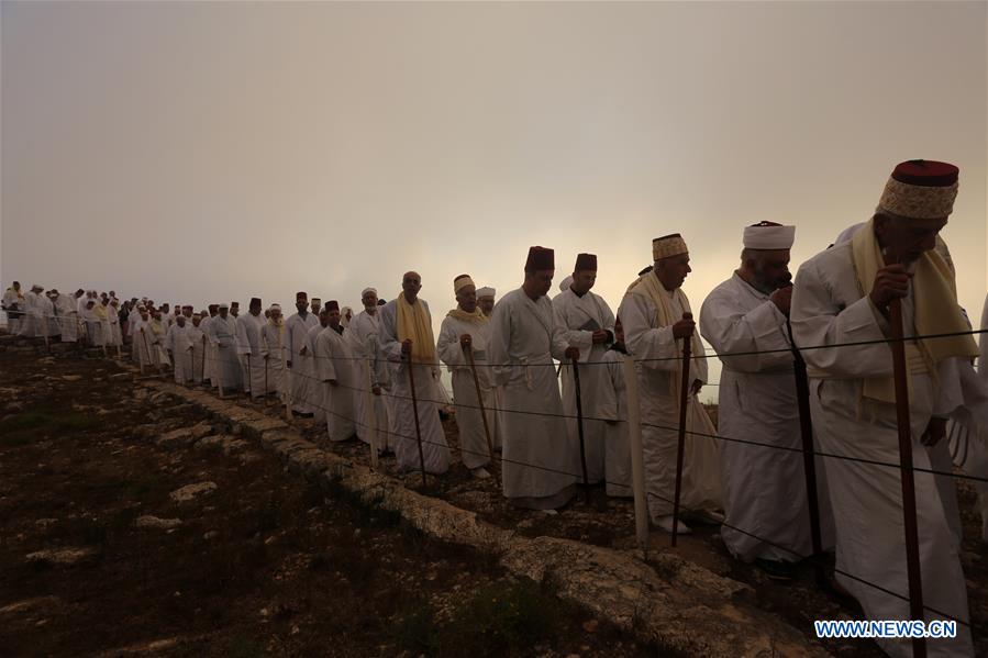 MIDEAST-NABLUS-SAMARITANS-SHAVUOT