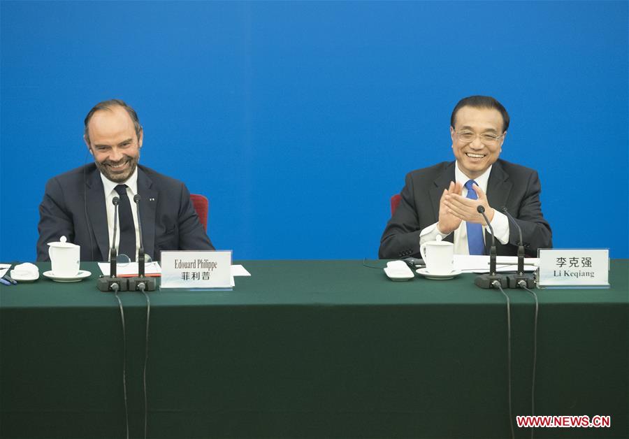 CHINA-BEIJING-LI KEQIANG-FRANCE-EDOUARD PHILIPPE-SYMPOSIUM (CN)