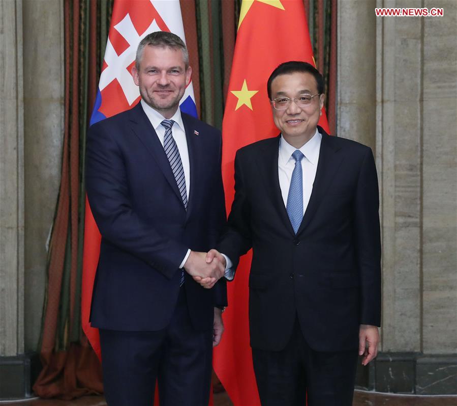 BULGARIA-SOFIA-LI KEQIANG-SLOVAK PM-MEETING 