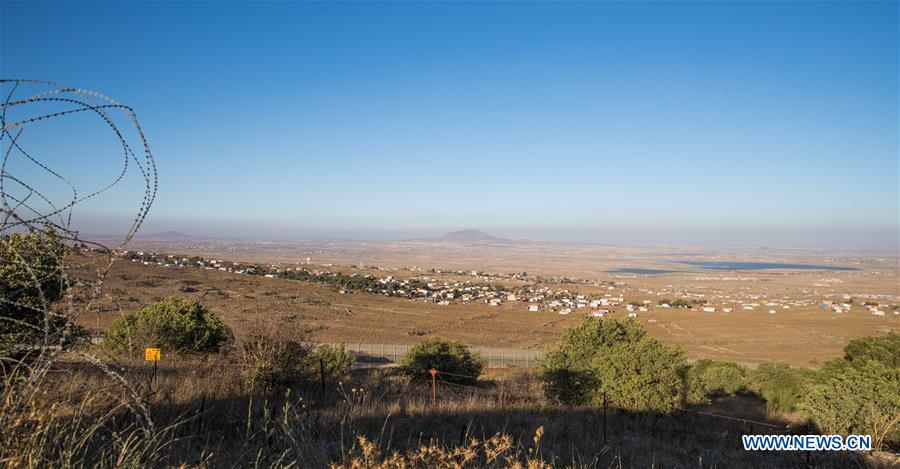 MIDEAST-GOLAN HEIGHTS-SYRIAN REFUGEE