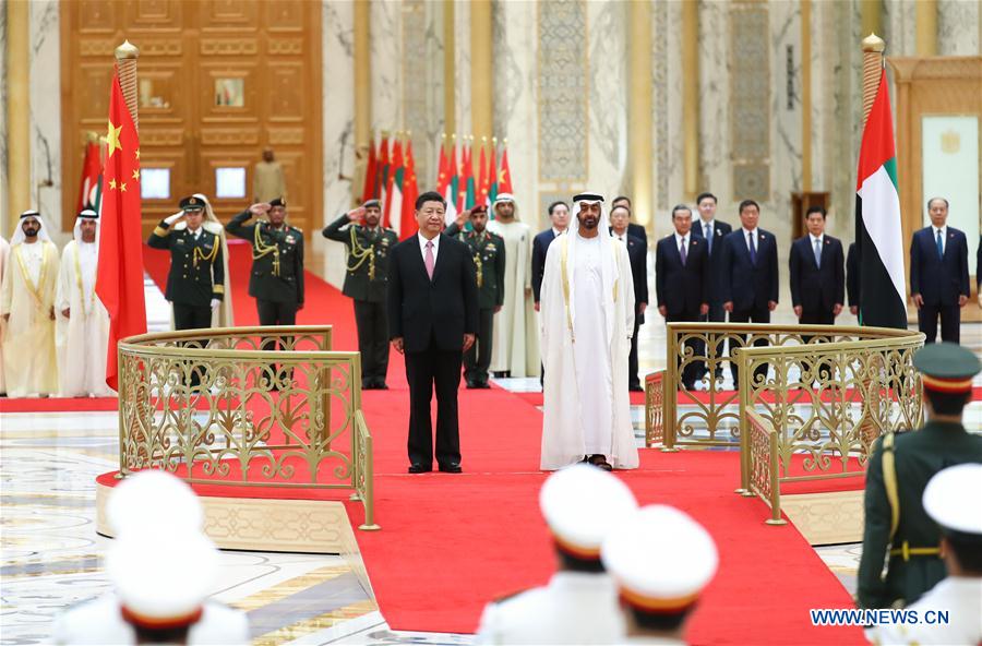 UAE-CHINA-XI JINPING-WELCOME CEREMONY