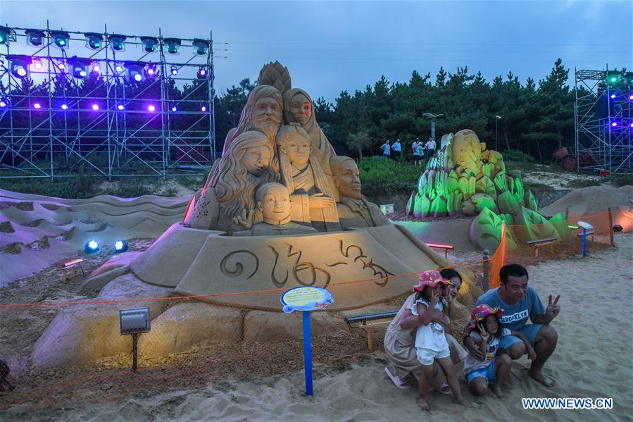 CHINA-ZHEJIANG-SAND SCULPTURE-FESTIVAL (CN)