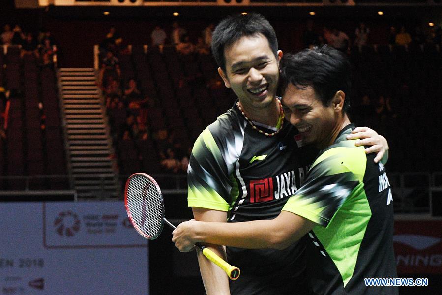 (SP)SINGAPORE-BADMINTON-SINGAPORE OPEN-MEN'S DOUBLE-FINAL