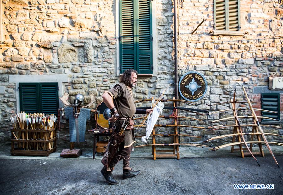 ITALY-CASTEL RIGONE-FESTIVAL OF THE BARBARIANS