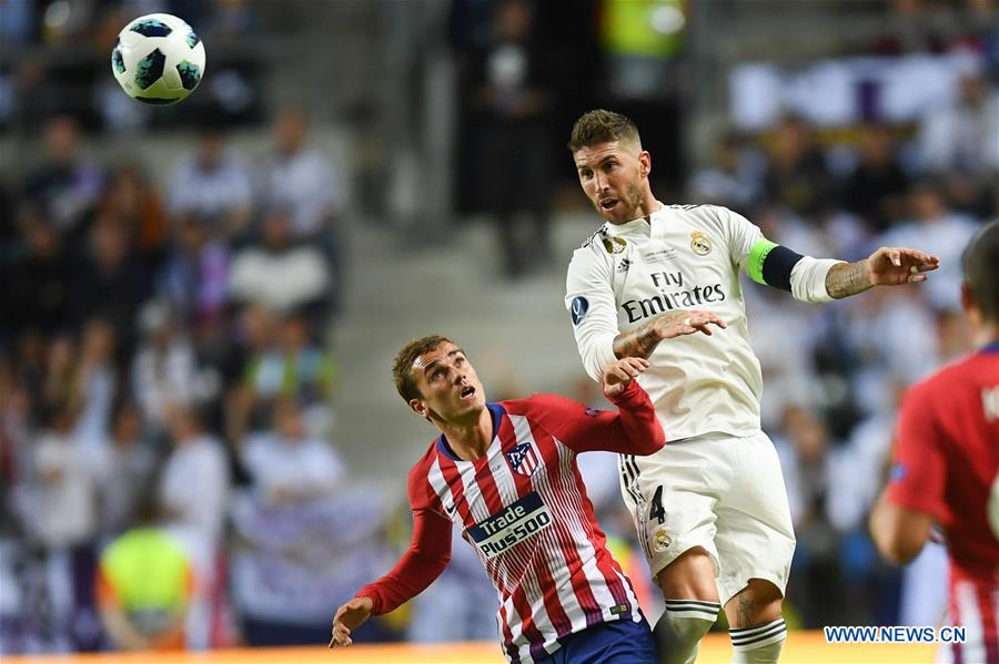 (SP)ESTONIA-TALLINN-UEFA SUPER CUP-ATLETICO MADRID VS REAL MADRID