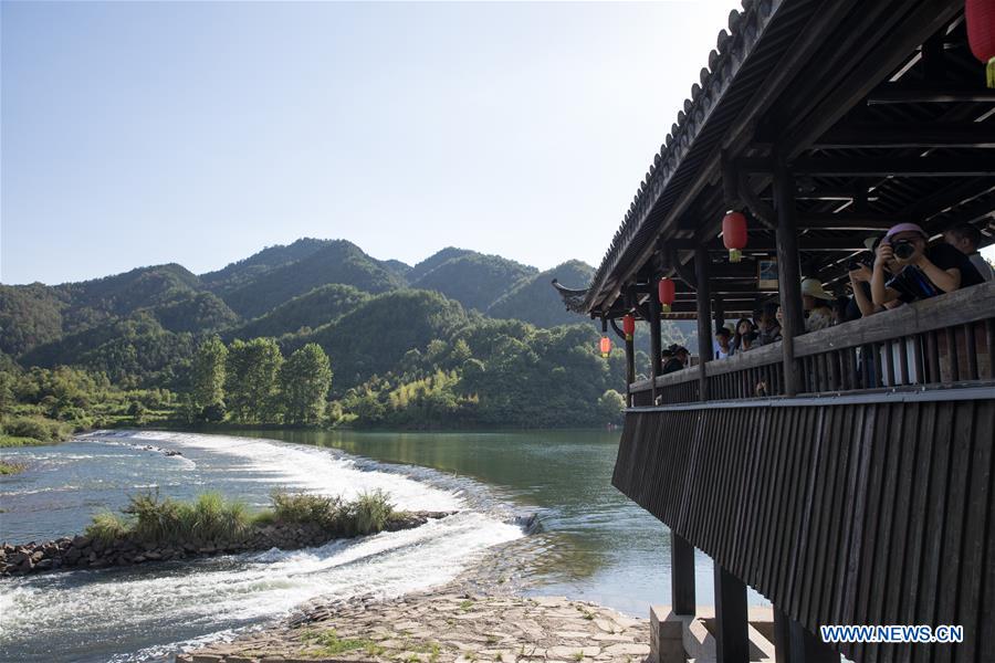 CHINA-ZHEJIANG-ANCIENT WEIR-SCENERY (CN)