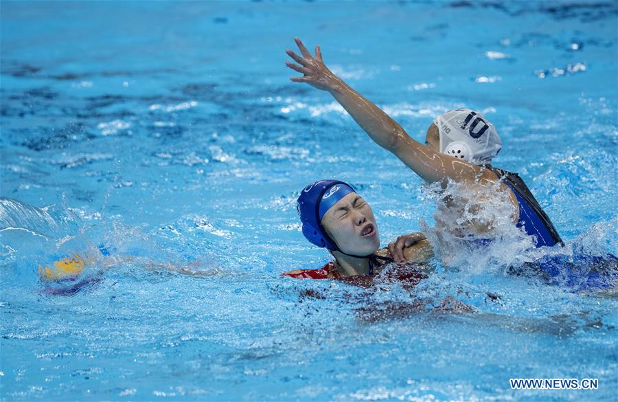 (SP)INDONESIA-JAKARTA-ASIAN GAMES-WATER POLO-CHINA VS JAPAN