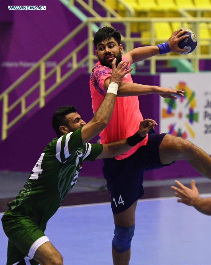 (SP)INDONESIA-JAKARTA-ASIAN GAMES-HANDBALL-INDIA VS IRAQ