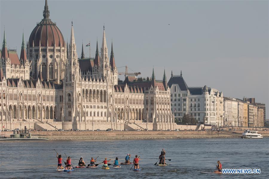 HUNGARY-BUDAPEST-RIVER DANUBE-LOW WATER LEVEL