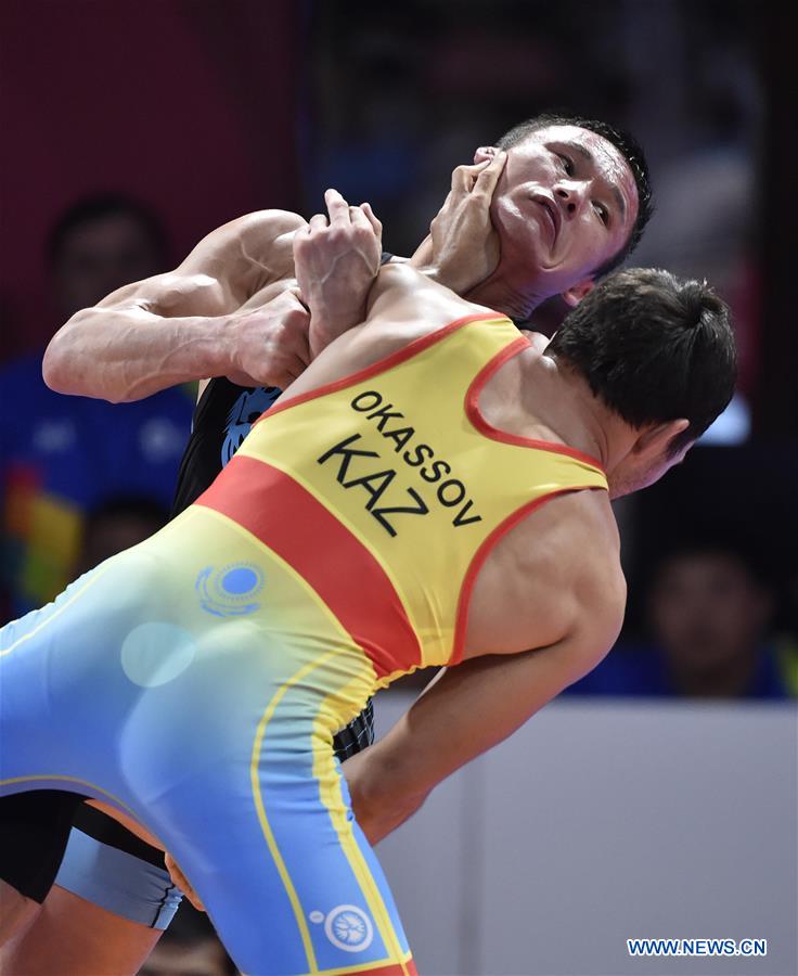 (SP)INDONESIA-JAKARTA-ASIAN GAMES-WRESTLING