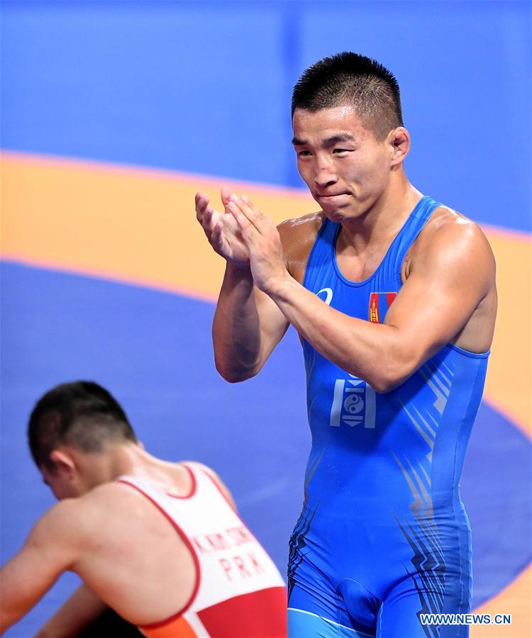 (SP)INDONESIA-JAKARTA-ASIAN GAMES-WRESTLING-MEN'S FREESTYLE 57 KG